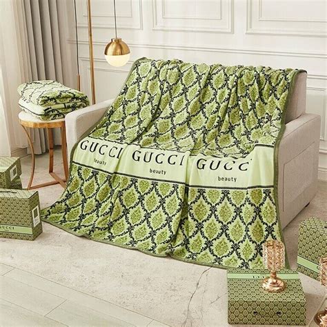 fake gucci throw blanket|Gucci sheets for queen size.